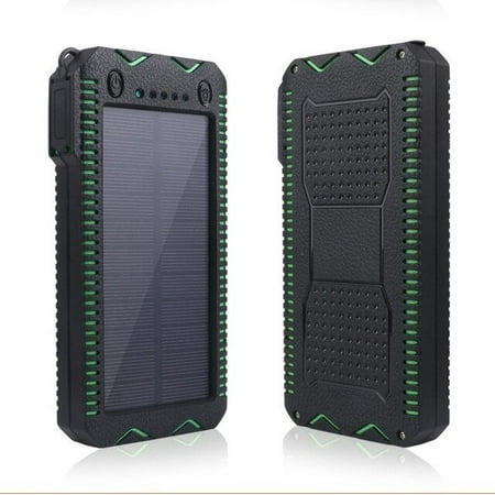 Amuver Solar Mobile Power, Bank Large Capacity Outdoor Emergency Fast Charging Camping Component