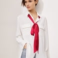 thumbnail image 4 of Bufanda elegante para mujer, bufanda larga de moda para mujer, bufanda fina y versátil, bufanda ligera para primavera, verano y otoño, 4 of 6