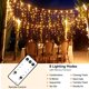thumbnail image 3 of Luces Icicle Lights Blingstar de 15 m, 440 LED, blanco cálido, 8 modos, para exteriores, 3 of 7