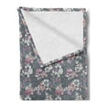 thumbnail image 2 of Floral Soft Flannel Fleece Blanket, Ornamental Design of Fuzzy Dahlia Orchid and Daisy in Rainbow Colors Floral Pattern, Cozy Plush for Indoor and Outdoor Use, 50" x 60", Multicolor, by Ambesonne, 2 of 5