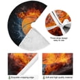 thumbnail image 2 of Coolnut Basketball Christmas Tree Skirt Home Decoration Large Round Christmas Tree Skirt for Holiday Party Home Christmas Day Ornaments,47.2", 2 of 6