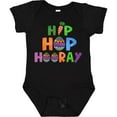 thumbnail image 3 of Inktastic Easter Hip Hop Hooray with Eggs and Carrot Boys or Girls Baby Bodysuit, 3 of 5