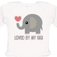 thumbnail image 4 of Inktastic Loved by My Gigi Grandma Boys or Girls Long Sleeve Baby Bodysuit, 4 of 5