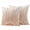 Orange Off White, variant on 2 Pack Outdoor Waterproof Throw Pillows, Bohemian Orange Sun Light Decorative Square Pillow Case Patio Pillows for Chair Couch Sofa 16x16in