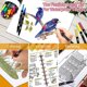 thumbnail image 2 of Rotuladores artísticos, bolígrafos para dibujar, pintar, Fineliner, puntas dobles, pincel para acuarela, caligrafía, suministros de arte, w-12 colores kaili Sencillez, 2 of 4