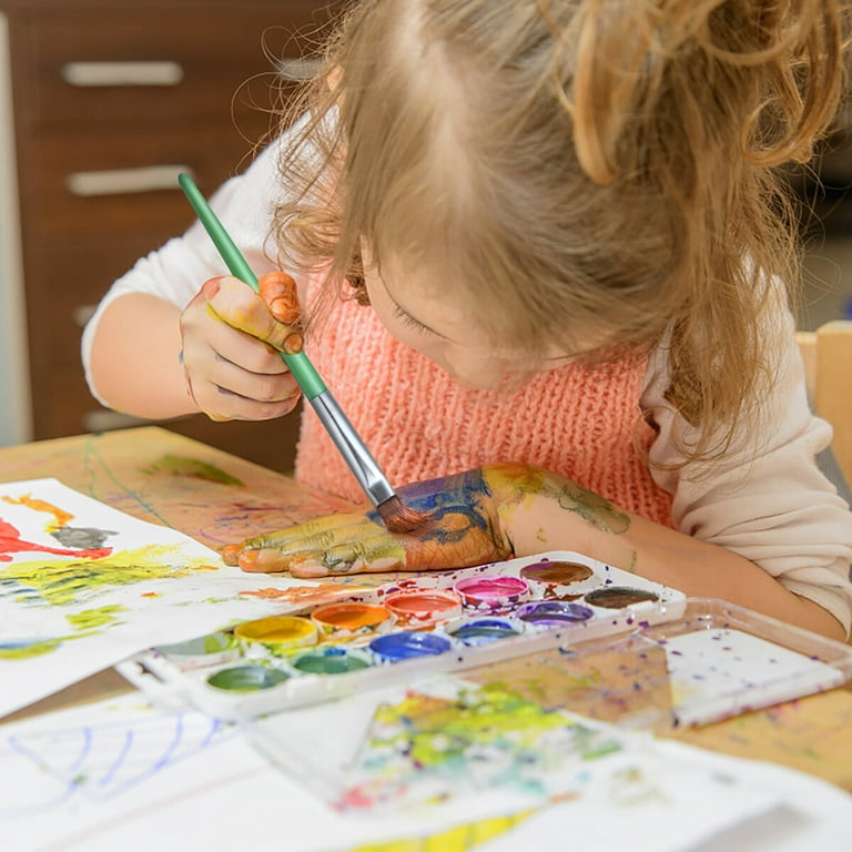 toymytoy 8Pcs DIY Painting Children's Paint Kids Paint Brush Set