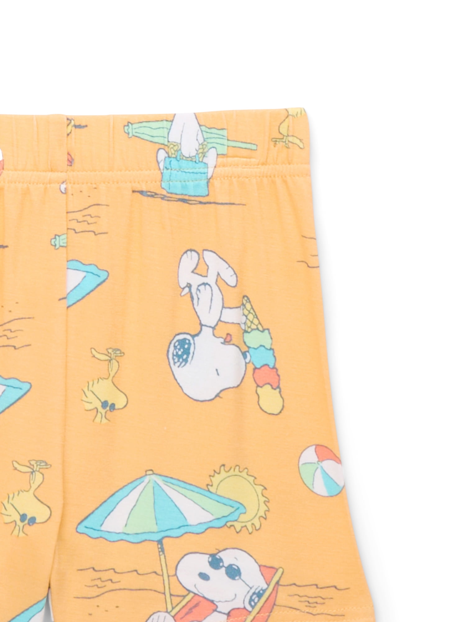Character Toddler Viscose Tee and Short Sets Pajama Set, 2-Piece, Sizes 12M-5T