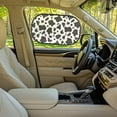 thumbnail image 6 of KUIFORTI Cow Print Car Window Shade 2 Pack Cling Sunshade for Car Windows, Baby Side Window Car Sun Shades for Blocking Sun Glare, UV Rays, Black, 6 of 8