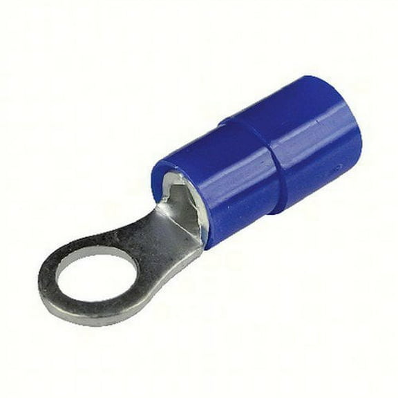 (Price/PK)Seachoice 61121 Nylon Insulated Ring Terminal, 6 Gauge 1/Pack