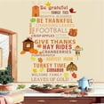 thumbnail image 4 of Dengmore Fall Stickers Be Grateful Admonitions Thanksgiving Day Wall Stickers Maple Leaf Stickers, 4 of 7