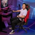 thumbnail image 3 of Goplus Chaise de Gaming Pivotante à 360° pour Ordinateur, Inclinable, Hauteur Réglable, Accoudoirs 4D, Rouge, 3 of 10