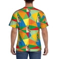 thumbnail image 3 of Bixox Men's German Shepherd Dog Printed Short Sleeve Skinny Athletic T-Shirt, 3 of 6