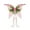 Pink, variant on OIUR Butterfly Fairy Wings for Women Girls Woodland Elf Wings with Artificial Flowers Leaves And Vines Sparkling Angel Wings for Halloween Cosplay Costume