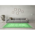 thumbnail image 3 of Ahgly Company Indoor Round Persian Emerald Green Traditional Area Rugs, 7' Round, 3 of 4