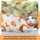 thumbnail image 4 of Traje de rehabilitación para gatos de 4 piezas, paquete corporal de rehabilitación de algodón, traje de rehabilitación para gatos transpirable, rehabilitación abdominal para perros pequeños, destete, 4 of 5