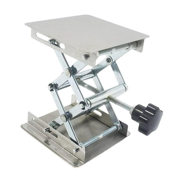 Plataformas elevadoras de laboratorio Soporte de laboratorio Gato de tijera Plataforma de soporte Laboratorio práctico Establo 10cmx10cm