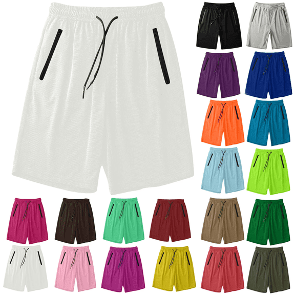 Shorts for Women Ice Silk Fitness Running Stretch Yoga Pant Pocket Summer Soft Women's Cotton Yoga Sweatpants White XXXXL