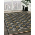 thumbnail image 3 of Ahgly Company Machine Washable Indoor Rectangle Abstract Khaki Green Area Rugs, 7' x 10', 3 of 7