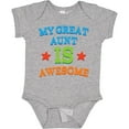 thumbnail image 3 of Inktastic My Great Aunt is Awesome Boys or Girls Baby Bodysuit, 3 of 5