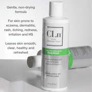 CLn BodyWash, 8 fl oz, Skin Cleanser, Hydrating Body Wash for Skin Prone to Eczema and Dermatitis
