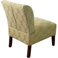 thumbnail image 2 of Oxford Curved Back Slipper Chair with Removable Cover, 2 of 5