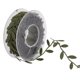 thumbnail image 1 of Cinta de hojas plateada de 15 m, cinta de hojas hecha de poliéster, cinta ornamental con puntas para Verde oscuro, 1 of 7