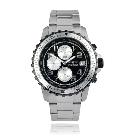Invicta Men's Specialty 6000 Stainless Steel Chronograph Tachymeter Link Dress Watch
