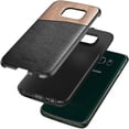 thumbnail image 6 of For Samsung Galaxy S6 Edge Case with [Full Coverage Screen Protector], NageBee Premium [Natural Wood] Canvas Fabrics Heavy Duty Shockproof Hybrid Defender Rugged Durable Case -Wood, 6 of 6