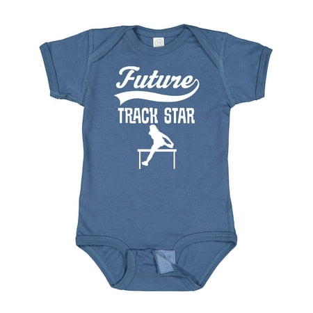 

Inktastic Future Track Star Girls Sports Gift Baby Girl Bodysuit