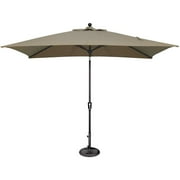 Simply Shade Catalina 6' x 10' Push Button Tilt Patio Umbrella in Taupe