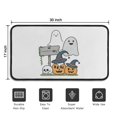 thumbnail image 5 of Halloween Pumpkin Ghost Front Door Mat Anti Slip Pumpkin Spooky Doormat Plain for Entry Floor Mat Set Living Room Bedroom Bathroom Crystal Velvet 30x17 Inches, 5 of 7
