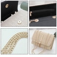 thumbnail image 3 of Bolso bandolera para mujer, bolso de hombro pequeño de paja para playa, bolsos tejidos elegantes, bolsos de viaje, 3 of 6
