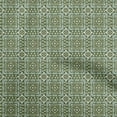 thumbnail image 1 of oneOone Cotton Silk Forest Green Fabric Asian Block Sewing Craft Projects Fabric Prints By Yard 42 Inch Wide, 1 of 4