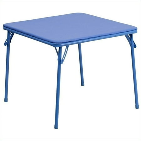 Flash Furniture Kids Blue Folding Table