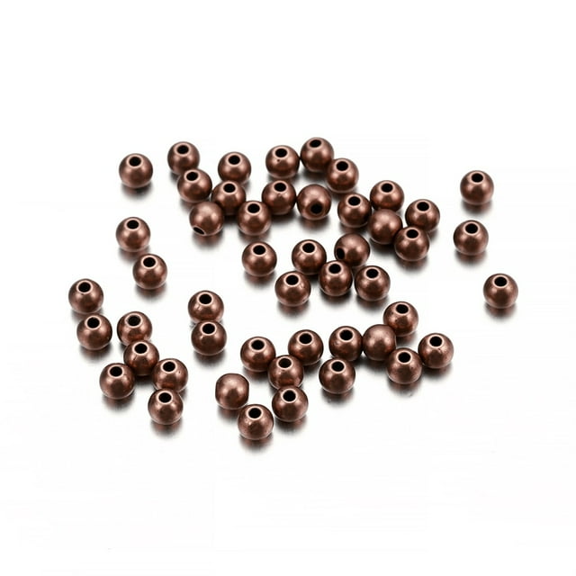 30-100 Pcs Perles Rondes 3-12mm avec Trou CCB/plastique Perles d'Espacement pour Collier Bracelet Fournitures de Fabrication de Bijoux