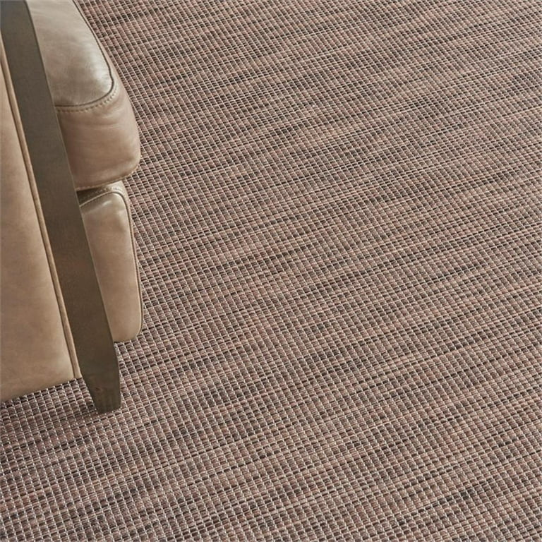 Pemberly Row 9' x 12' Natural Fabric Modern Area Rug (9' x 12')