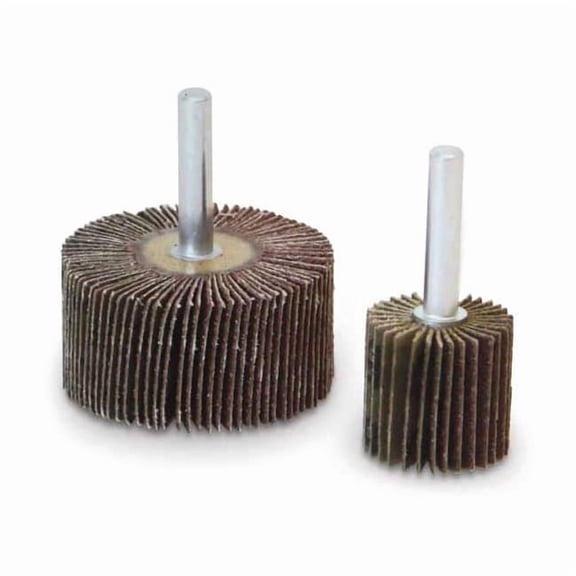 Merit Flap Wheel,3 in Dia,1 in W,P180 Grit 08834131520