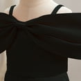 thumbnail image 4 of Girls Dress Princess Dress Off-the-shoulder Bowknot Wedding Party Dress, 3-9Y, 4 of 6