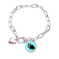 thumbnail image 1 of Pulsera de Cadena de Corazón Happy Club Joyería de Moda, 1 of 3