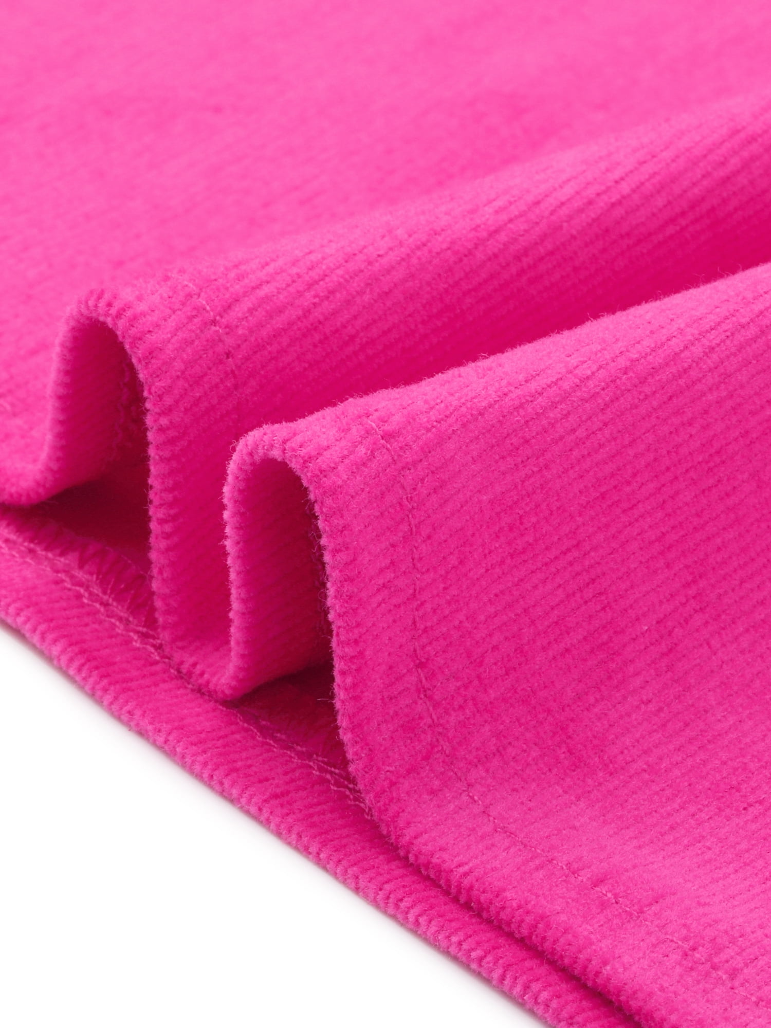 DARING DIVA Women's Plus Size Corduroy Adjustable Strap Suspender Skirt 2X Hot Pink