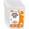 BulkSupplements Organic Psyllium Husk Powder - 1.4g per Serving - 5 Kilograms (11 lbs) - 3571 Servings