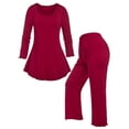 thumbnail image 1 of Conjunto Camiseta Pijama de Talla Extra con Mangas Cortas Rosegal Pijamas y Batas Tallas Grandes, 1 of 5