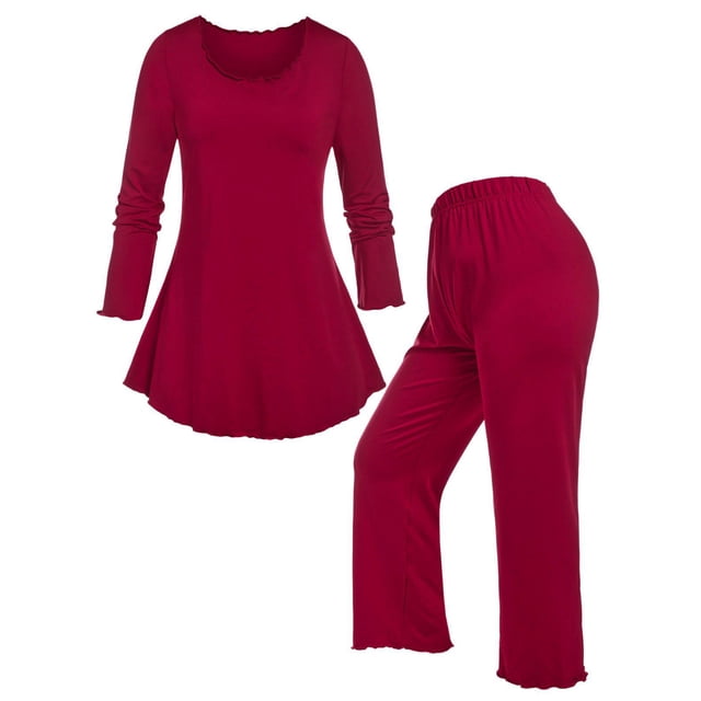 Conjunto Camiseta Pijama de Talla Extra con Mangas Cortas Rosegal Pijamas y Batas Tallas Grandes