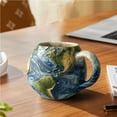thumbnail image 3 of Eoozwa Astronaut Cup Space Embossed Planet Mug, Cute Ceramic Coffee Mug, Novelty Mug for Coffee, Tea, Milk, Aesthetic Room Decor Funny Gift for Women Men, 3 of 4