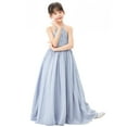 thumbnail image 2 of Ekidsbridal Girl Princess Flower Girl Dress - Keyhole Lace Halter with Chiffon 332-A (Size: 4-12), 2 of 6