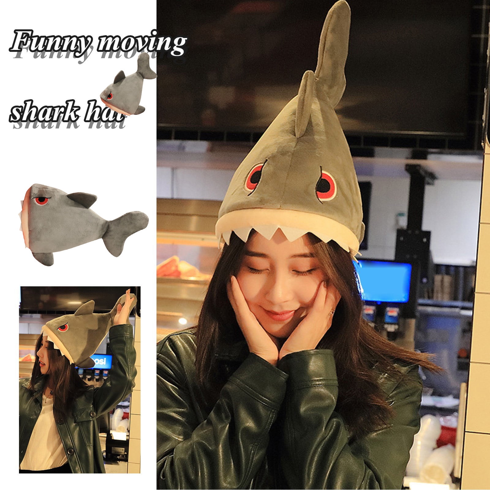Toys Funny Hats Animal Hat Costume Shark Hat Animal Theme Party