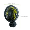 thumbnail image 2 of OULII USB Powered Car Cooling Fan Car Fan Black ABS 1Pcs for All Vehicle Types, 2 of 7
