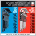 thumbnail image 5 of 36 Pcs Allen Key & Star Torx Ensemble de Sécurité Bits Torx Métrique SAE Long, 5 of 5