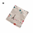 thumbnail image 2 of relayinert 1X Sac de Rangement à Cordon en Lin Coton Jouets Chaussures Sacs à Lessive Maison Voyage P/M/G Tour m, 2 of 5