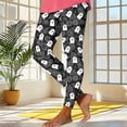 thumbnail image 5 of LUGOGNE Women Leggings Halloween Graphic High Waisted Yoga Pants Soft Stretch Workout Casual Party Clothes Black,XL, 5 of 5